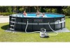 Intex 18ft x 52'' Round Ultra XTR Metal Frame Pool with Sand Filter Pump, Ladder, Ground Cloth and Cover #26330