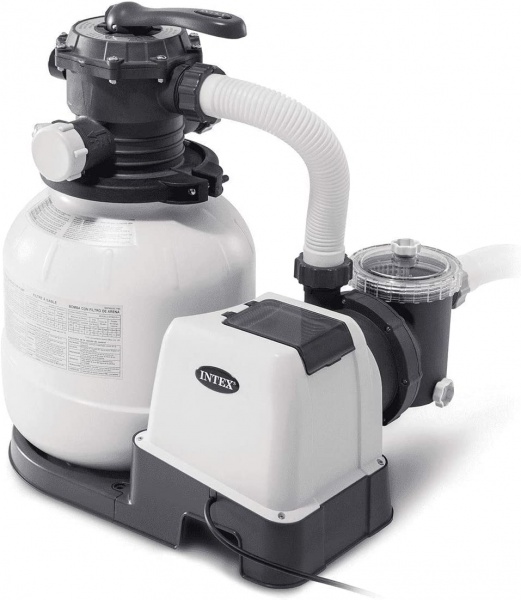 Intex Krystal Clear Sand Filter Pump & Saltwater System with Electrocatalytic Oxidation for Swimming Pools up to 56,800 Litres  #26680