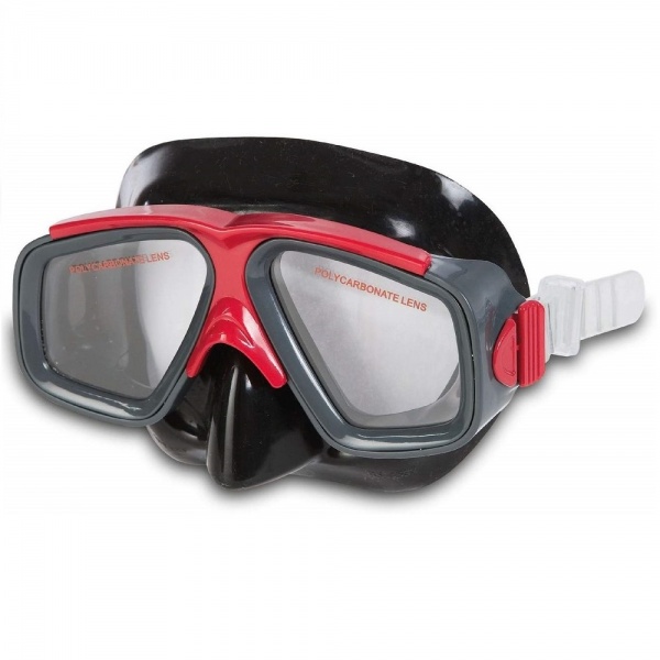 Intex Surf Rider Diving Mask in Red for Ages 8+ Years #55975