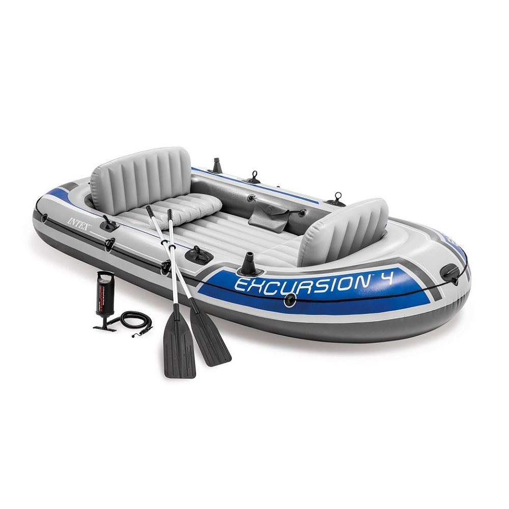 Intex Excursion 4 Dinghy with Oars and Pump - 4 Person #68324