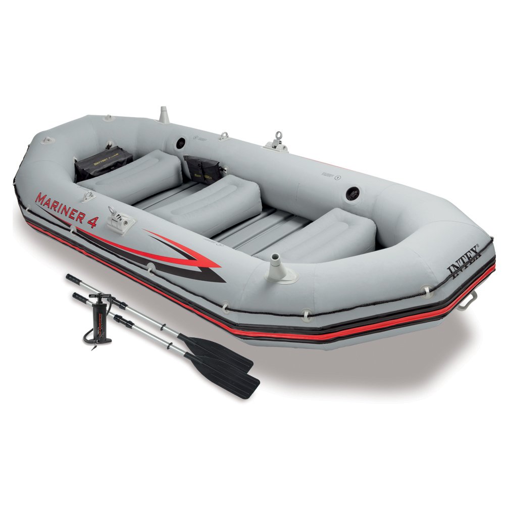 Intex Professional Series Mariner 4 Dinghy with Oars and Pump - 4 Person #68376